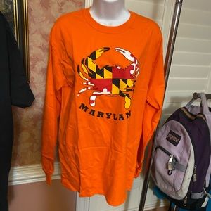 MARYLAND 100% Cotton Quality Long Sleeve Thirt. Medium Men’s Fit